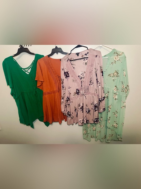 torrid Tops - Torrid 4X Bundle – 4 Boho Floral & Flowy Blouses | Plus Size Spring Tops